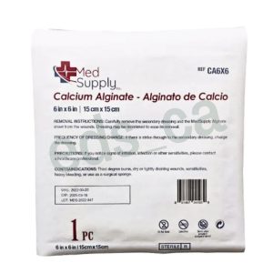 Alginato de Calcio Aposito 15 cm x 15 cm - Med Supply
