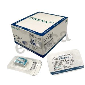 Clip de Titanio Azul Talla M Cardiovascular - GRENA