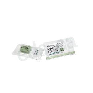 Clips Verde LT300  de TITANIO p / ligaduras  ESTUCHE x 6 CLIPS - GRENA - Imagen 2