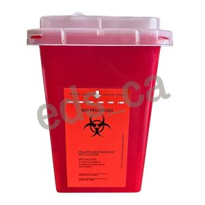 Contenedor Sharps Collector - 1 Lts. para desechar material punzante- Nacional