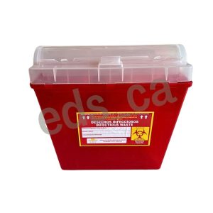 Contenedor Sharps Collector - 5 Lts. para desechar material punzante- Nacional