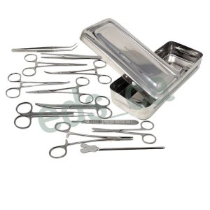 Equipo de Cirugía Menor - 13 piezas incluye Caja metálica - Super Excel
