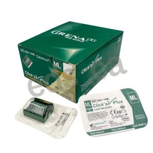Polimer Ligating Clips Tamaño ML Hemolock Verde - Grena
