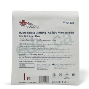 Hydrocoloide Aposito 10 cm x 10 cm con bordes - Med Supply