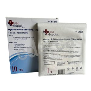 Hydrocoloide Aposito 10 cm x 10 cm con bordes - Med Supply - Imagen 2
