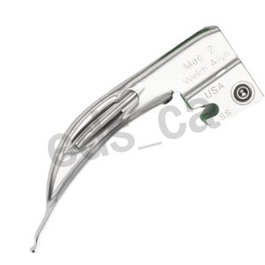 Hoja de Laringoscopio de Fibra Optica MACINTOSH # 2 Curva - Welch Allyn