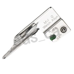 Hoja  de Laringoscopio de Fibra Optica MILLER  # 0  Recta - Welch Allyn