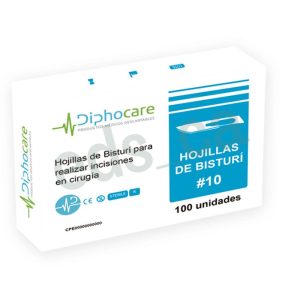Hojillas de Bisturí No. 10 Unidad  - Diphocare - Imagen 2
