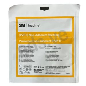 INADINE  9.5 cm x 9.5 cm - Apósito no adherente con Iodopovidona - 3M