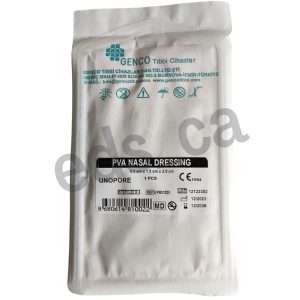 Tapón Nasal tipo MEROCEL 8 cm x 1.5 cm x 2 cm  Genco - Imagen 2