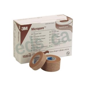 Micropore   1/2 " Adhesivo de papel Piel - 3M - Imagen 3