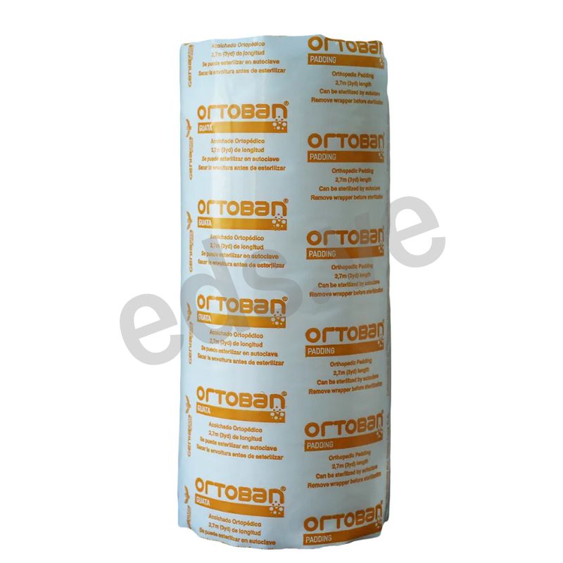 ORTOBAN 4" x 3 Yds.- (10 cm x 2.7 m) - Guata Ortopédica - Docena - GeniaCare