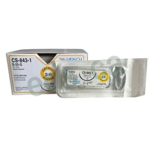 Sutura Catgut Simple 2/0 con Aguja Cónica de ½ o R37 mm Absorbible de 70 cm  Estéril  Equiv = 843T - HIRSCH - Imagen 2