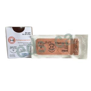 Sutura MONOCRYL 3/0 Poliglecaprone Aguja 3/8 o CP 20 mm Curva Cortante Monofilamento Absorbible 70 cm Incoloro Cirugia Plastica Equiv = Y427 - HIRSCH - Imagen 2