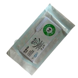 Sutura Nylon 2/0 CUTILON Aguja 3/8 o C26 mm Curva Cortante No Absorbible Monofilamento de 45 cm Hebra Negra Cuticular Equiv. = 164T - HIRSCH
