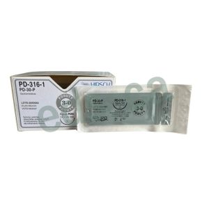 Sutura PD SUTY Polidioxanona 3/0  Aguja Cónica ½ o R 26 mm Absorbible Hebra Violeta de 70 cm Gastrointestinal PDS Equiv = Z316H - HIRSCH - Imagen 2