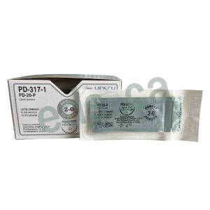 Sutura PD SUTY Polidioxanona 2/0  Aguja Cónica ½ o R 26 mm Absorbible Hebra Violeta de 70 cm Cierre General  PDS Equiv = Z317H - HIRSCH - Imagen 2