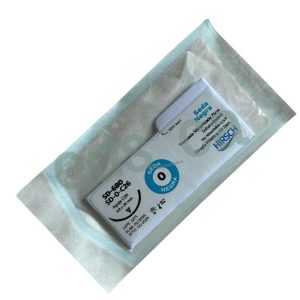 Sutura SEDA NEGRA 0 Aguja Curva 3/8 o 26 mm Cortante No Absorbible 75 cm Cirugia Plastica   Equiv = K680H - HIRSCH