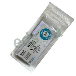Sutura Seda Negra 3/0 Aguja ½ o R 26 mm Conica SH No Absorbible Trenzada de 75 cm Gastrointestinal Equiv = K832H - HIRSCH