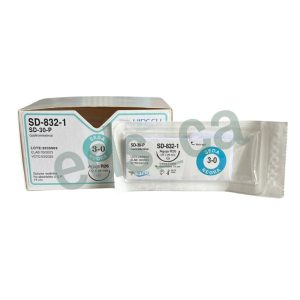 Sutura Seda Negra 3/0 Aguja ½ o R 26 mm Conica SH No Absorbible Trenzada de 75 cm Gastrointestinal Equiv = K832H - HIRSCH - Imagen 2