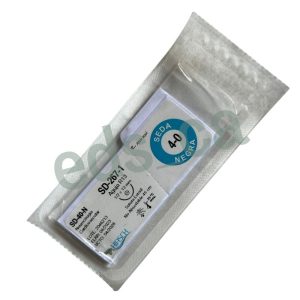 Sutura SEDA NEGRA 4-0 Aguja ½ o R13 mm No Absorbible 45 cm Cardiovascular y Neurocirugia Equiv = N267H - HIRSCH