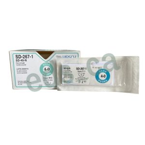 Sutura SEDA NEGRA 4-0 Aguja ½ o R13 mm No Absorbible 45 cm Cardiovascular y Neurocirugia Equiv = N267H - HIRSCH - Imagen 2