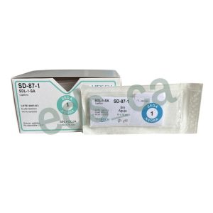 Sutura SEDA 1 Negra Sin Aguja de 10 Hebras X 75 cm para Ligaduras  Equiv = SA87G - HIRSCH* - Imagen 2
