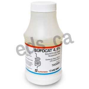 SUFOCAT 4.9 %  Suspensión Sulfato de Bario Oral 225 ml para Estudio Gastrointestinal  - EZEM