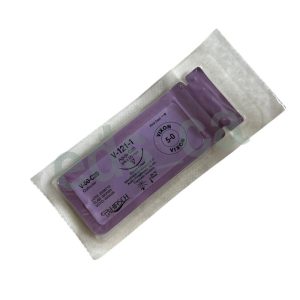 Sutura Vicryl 5/0 VIXON Aguja 3/8 o C 20 mm Punta Cortante Absorbible Hebra Incoloro de 70 cm  Equivalente = J121H - HIRSCH