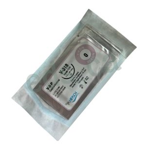 Sutura Vicryl 0 VIXON Aguja R 26 mm Punta Roma Absorbible de 70 cm Equivalente J318H - HIRSCH