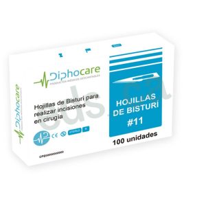 Hojillas de Bisturí No. 11 Unidad  - Diphocare - Imagen 2