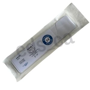 Sutura Prolene 2/0 AZULENE Aguja Curva Cortante 24 mm  No Absorbible 45 cm Equivalente = 8185T - HIRSCH