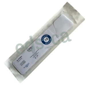 Sutura Prolene 7/0 AZULENE Aguja Doble Curva 10 mm 2R10 No Absorbible 75 cm Equivalente = 8703T - HIRSCH