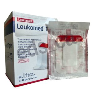 LEUKOMED T Plus   Aposito con gasa 8 cm x 10 cm - BSN Medical