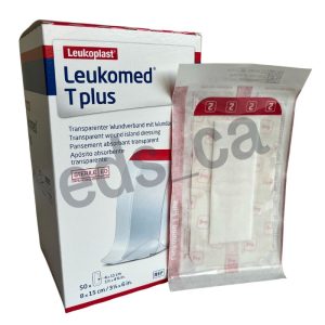 LEUKOMED T Plus   Aposito con gasa 8 cm x 15 cm - BSN Medical