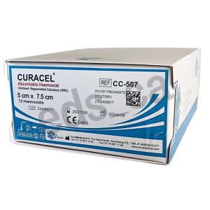 Curacel Hemostático Absorbible 5,0 cm x 7,5 cm tipo (SURGICEL) - CURAMEDICAL - Imagen 2