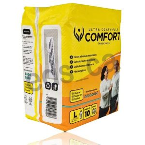 Pañal Adulto talla L Anatómico Super Absorbente paquete 10  Unidades - CONFORT - Imagen 2