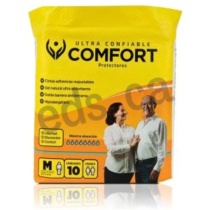Pañal Adulto talla M Anatómico Super Absorbente paquete 10  Unidades - CONFORT