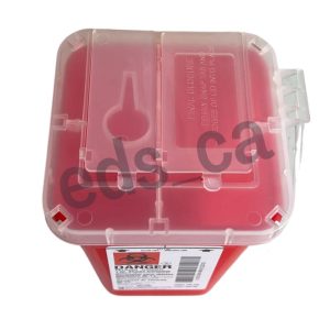 Contenedor Sharps Collector - 1 Lts. para desechar material punzante- Importado Bemis - Imagen 5