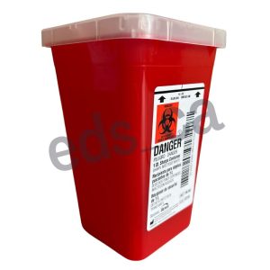 Contenedor Sharps Collector - 1 Lts. para desechar material punzante- Importado Bemis - Imagen 2