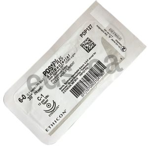 PDS II 6-0 Doble Aguja C1 o 13 mm Polydioxanone monofilamento 75 cm Violeta Absorbible - ETHICON - Imagen 2