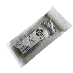 Sutura Catgut Crómico 5/0  con Aguja Cónica de ½ o R 16 mm Absorbible 70 cm Estéril  Equiv = U202T - HIRSCH