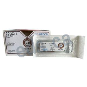 Sutura Catgut Crómico 5/0  con Aguja Cónica de ½ o R 16 mm Absorbible 70 cm Estéril  Equiv = U202T - HIRSCH - Imagen 2