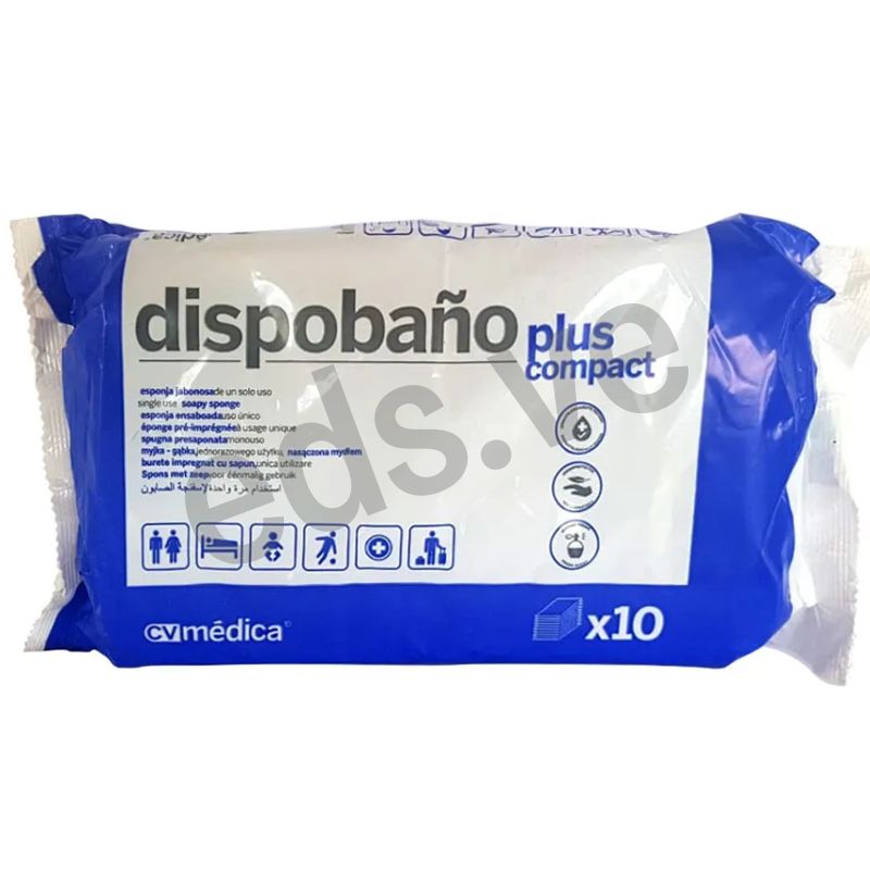 Esponja Jabonosa Plus Compact Empaque x 10 Unds. - DISPOBAÑO - Imagen 2