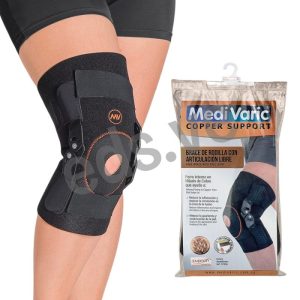 Brace de Rodilla con Articulación Libre + Hilado de Cobre - MediVaric