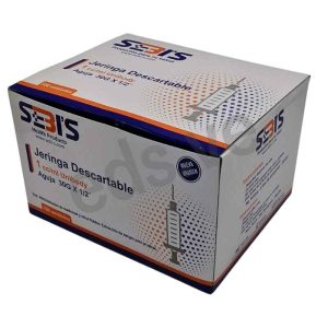 Jeringas de 1 cc 30 x ½ Unibody aguja Fija para Insulina - Sebis