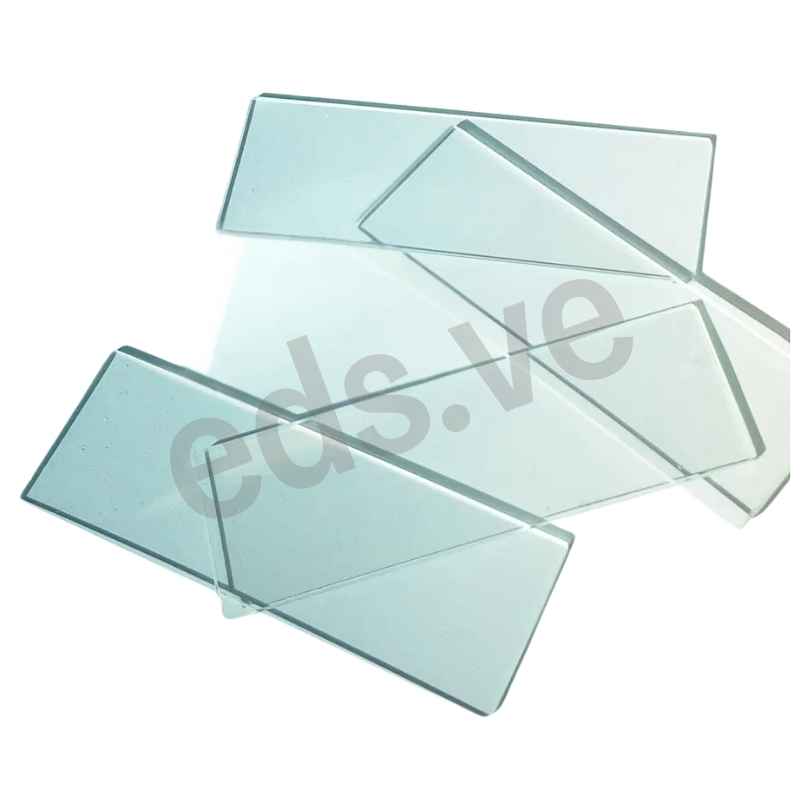 Laminas Porta Objeto de Vidrio Blister por 4 unds./ slides - Sebis