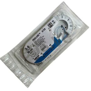 Prolene 5-0 doble Aguja C1  3/8 Curva roma de 13 mm x 90 cm hilo azul 8720 - ETHICON