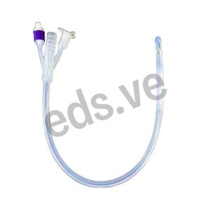 Sonda Couvelaire 22 Fr, 3 Vias 100 % Silicon, Transparente para Hematuria - Irrigación -  Balón 80-100 ml - SeepMed