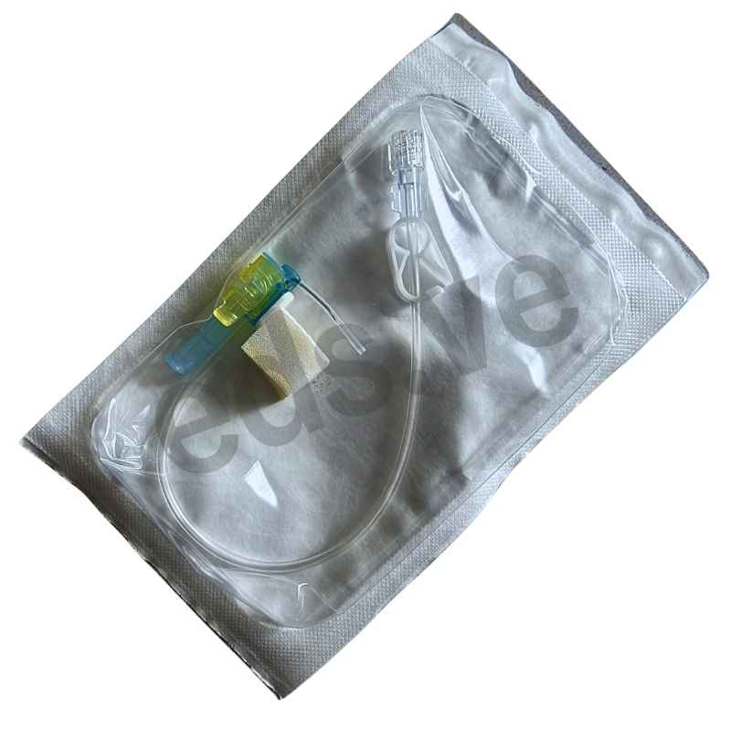 Polyperf Safe PPS Flow+ 19G x 20 mm Aguja Huber de Seguridad con Linea - Perouse Medical - Imagen 2